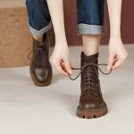 Handcrafted Luxury Genuine Leather Women's Shoes - Elegance in Every Stitch(Edlnx1069)