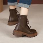 Handcrafted Luxury Genuine Leather Women's Shoes - Elegance in Every Stitch(Edlnx1069)