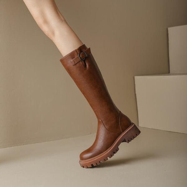 Artisan Crafted Leather Heels: Luxury Meets Elegance(Edlnxy216)