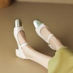 Elegant Handcrafted Genuine Leather Women's Shoes: Luxury Meets Artistry.(EdlnxD9372)