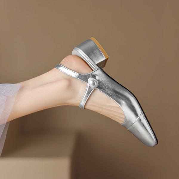 Handcrafted Genuine Leather Women's Shoes - Luxurious Elegance in Every Stitch(Edlnx9371)