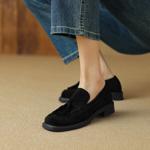 Handcrafted Leather Women's Shoes: Elegance Meets Luxury Quality(Edlnx45892)