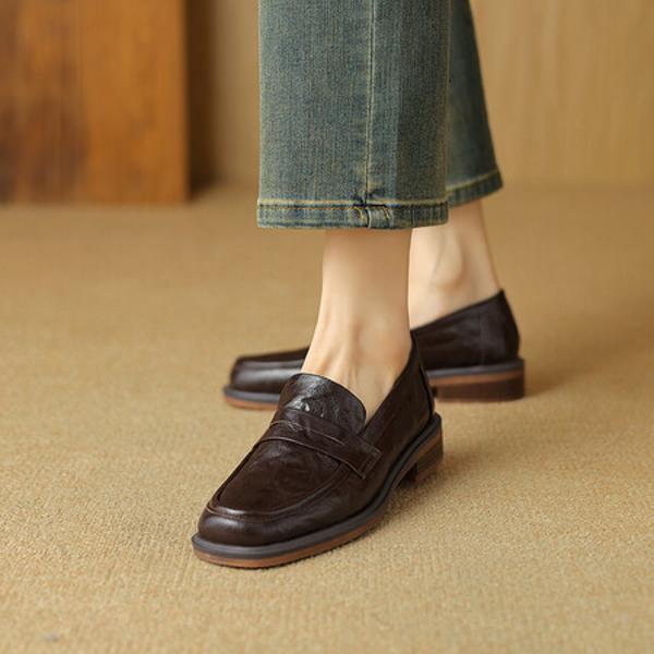 Exquisite Handmade Leather Women's Shoes: Luxury Craftsmanship & Elegance(EdlnxD23-13)