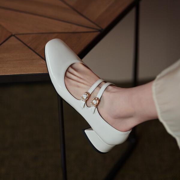 Timeless Elegance: Handcrafted Luxury Leather Women's Shoes(EdlnxF8953)