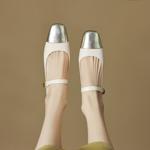 Luxurious Handmade Leather Women's Shoes: Artistry Meets Elegance(EdlnxF9372)