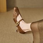 Handcrafted Luxury Leather Women's Shoes - Elegance Redefined(Edlnx560)
