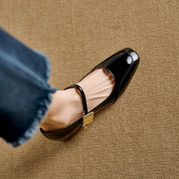 Handcrafted Luxury Leather Women's Shoes: Elegance Redefined(Edlnx9381)