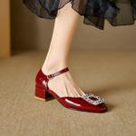Exquisite Handcrafted Leather Women's Shoes: A Touch of Elegance(Edlnx8965)
