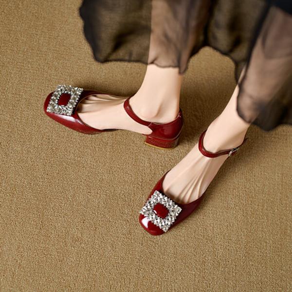 Exquisite Handcrafted Leather Women's Shoes: A Touch of Elegance(Edlnx8965)