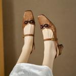 Handcrafted Luxury Leather Women's Shoes: Elegance in Every Detail(Edlnx590)