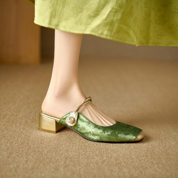 Exquisite Handcrafted Leather Shoes for Elegant Women(Edlnx9330)