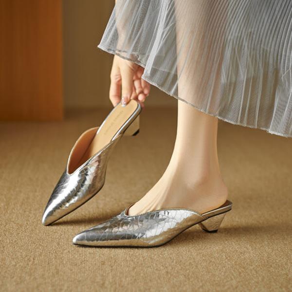 Luxurious Handcrafted Genuine Leather Women's Shoes(Edlnx206)