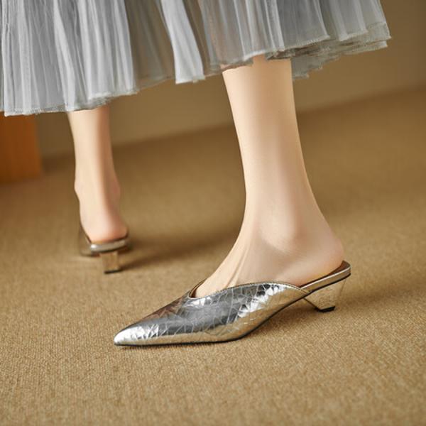 Luxurious Handcrafted Genuine Leather Women's Shoes(Edlnx206)