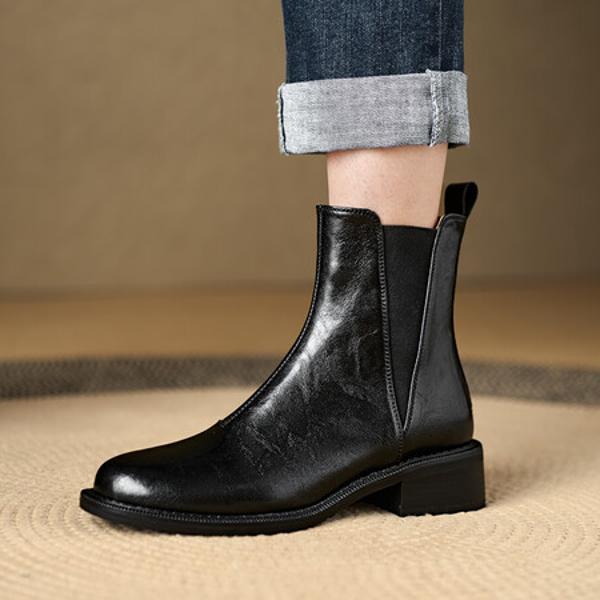 Luxurious Handmade Genuine Leather Women's Shoes - Crafted Elegance(Edlnx196)