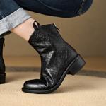 Elegant Handmade Genuine Leather Women's Shoes: Luxury Craftsmanship.(Edlnx197)