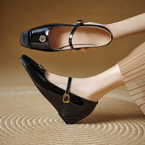 Handcrafted Luxury Leather Women's Shoes: Elegance Redefined(Edlnx7138)