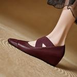 Handcrafted Premium Leather Women's Shoes: Luxury & Elegance(EdlnxD7139)