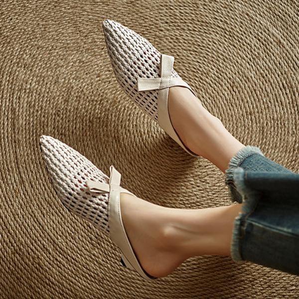 Elegant Handcrafted Genuine Leather Women's Shoes - Luxurious Artisanal Quality(Edlnx208)