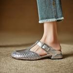 Handcrafted Leather Elegance: Luxury Women's Shoes(Edlnx505)