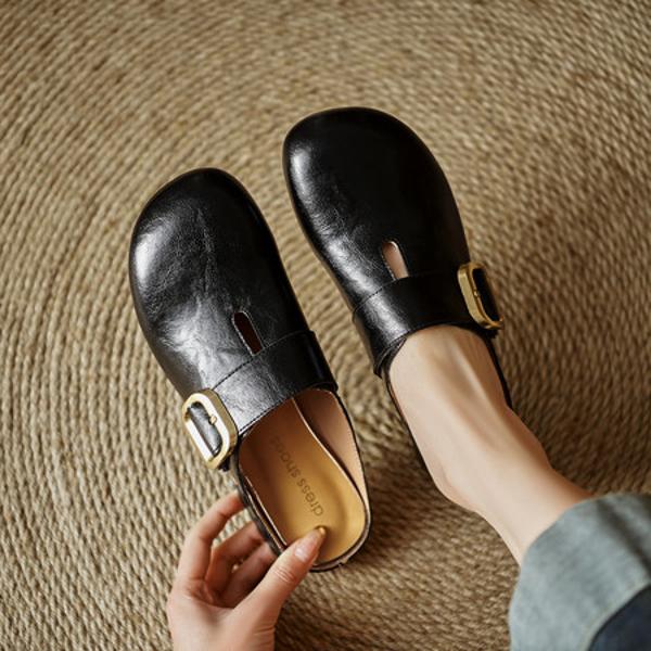 Handcrafted Luxury Leather Women's Shoes: Exquisite Craftsmanship & Elegance(Edlnx503)