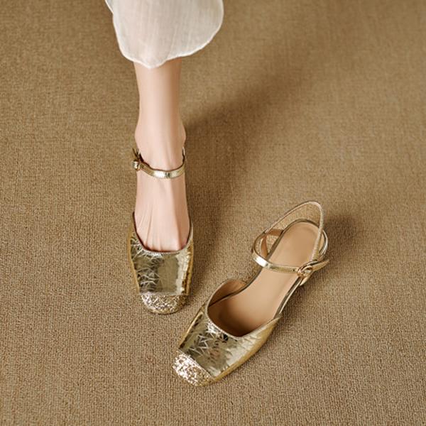 Exquisite Handcrafted Leather Women's Shoes: Luxurious Elegance Redefined(EdlnxA9379)