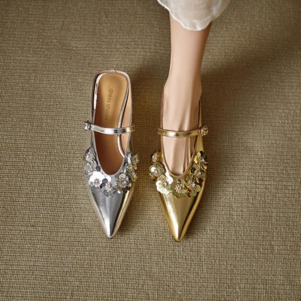 Handcrafted Luxury Leather Women's Shoes, Exquisite Quality(Edlnx209)