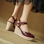 Handcrafted Leather Women's Shoes: Elegance in Every Stitch(EdlnxCC-2)