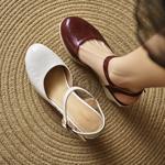 Handcrafted Leather Women's Shoes: Elegance in Every Stitch(EdlnxCC-2)