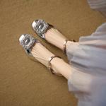 Exquisite Handmade Leather Women's Shoes: Crafted Luxury and Elegance(EdlnxD-9380)