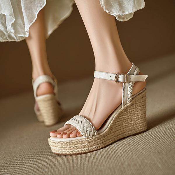 Handcrafted Genuine Leather Women's Shoes - Luxurious Elegance(EdlnxC-9)