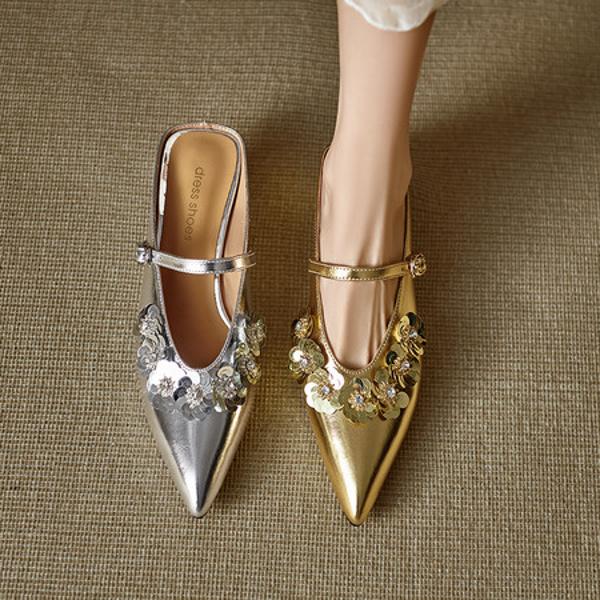 Exquisite Handcrafted Leather Women's Shoes - Luxury Elegance(EdlnxD209)