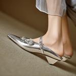 Exquisite Handcrafted Leather Women's Shoes - Luxury Elegance(EdlnxD209)