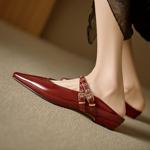 Handcrafted Leather Women's Shoes: A Touch of Luxury & Elegance(Edlnx985)