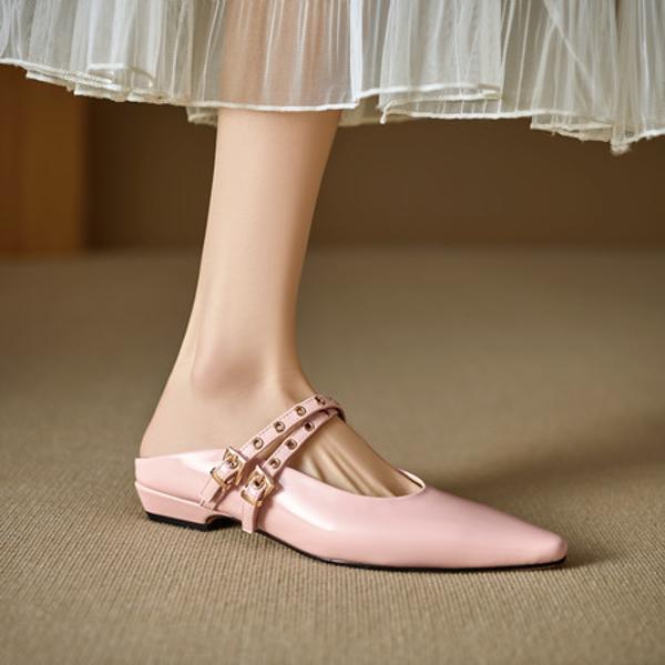 Handcrafted Leather Women's Shoes: A Touch of Luxury & Elegance(Edlnx985)