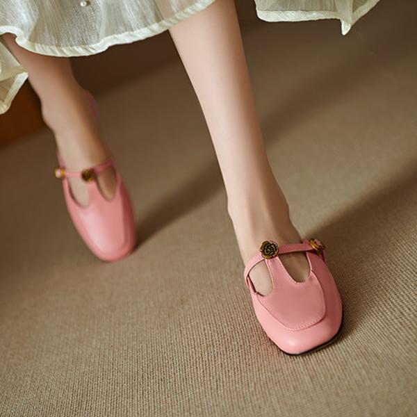 Handcrafted Leather Women's Shoes: Luxe, Elegant Craftsmanship(Edlnx696)