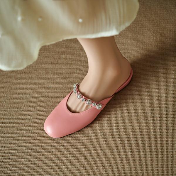 Luxurious Handmade Leather Women’s Shoes: Exquisite Craftsmanship and Elegance(Edlnx695)