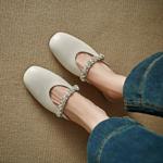 Luxurious Handmade Leather Women’s Shoes: Exquisite Craftsmanship and Elegance(Edlnx695)