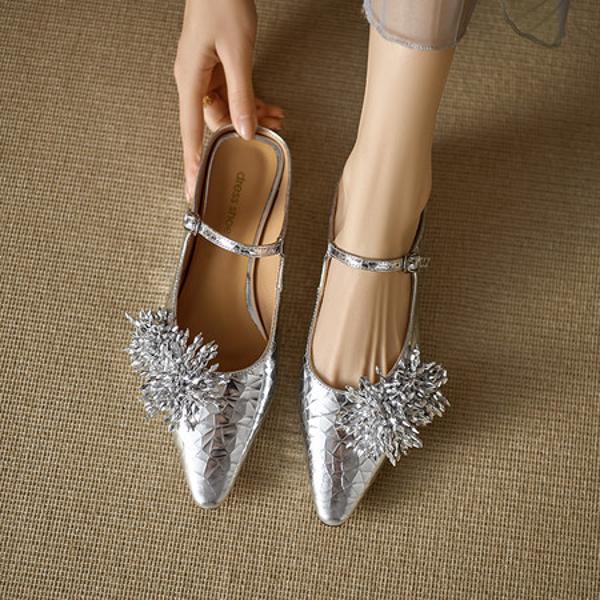 Handcrafted Luxury Leather Women's Shoes for Elegance(EdlnxDL986)