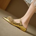 Handcrafted Luxury Leather Women's Shoes for Elegance(EdlnxDL986)