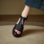 Exquisite Handmade Leather Women's Shoes: Luxury Elegance(Edlnx26359)