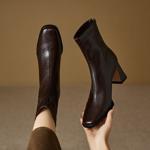 Handcrafted Luxury Leather Women's Shoes - Elegance in Every Stitch(EdlnxK34-2)
