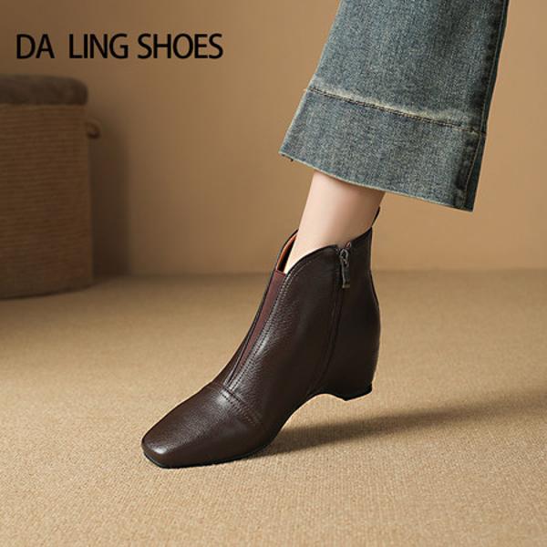 Luxurious Handcrafted Leather Women's Shoes: Elegance in Every Stitch(Edlnx099-1)