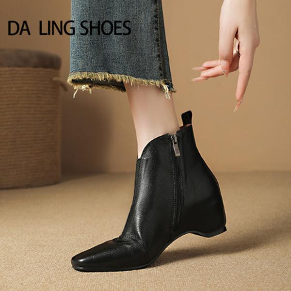 Luxurious Handcrafted Leather Women's Shoes: Elegance in Every Stitch(Edlnx099-1)