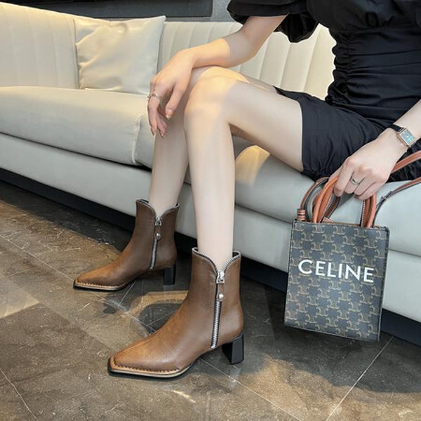 Luxury Handcrafted Leather Women’s Shoes - Elegant Craftsmanship(EdmdD5810)