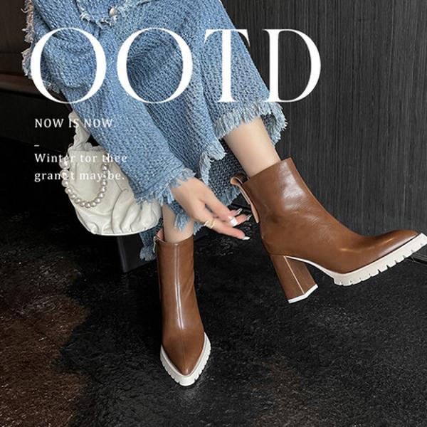 Handcrafted Luxury Leather Women's Shoes(EdmdA6078)