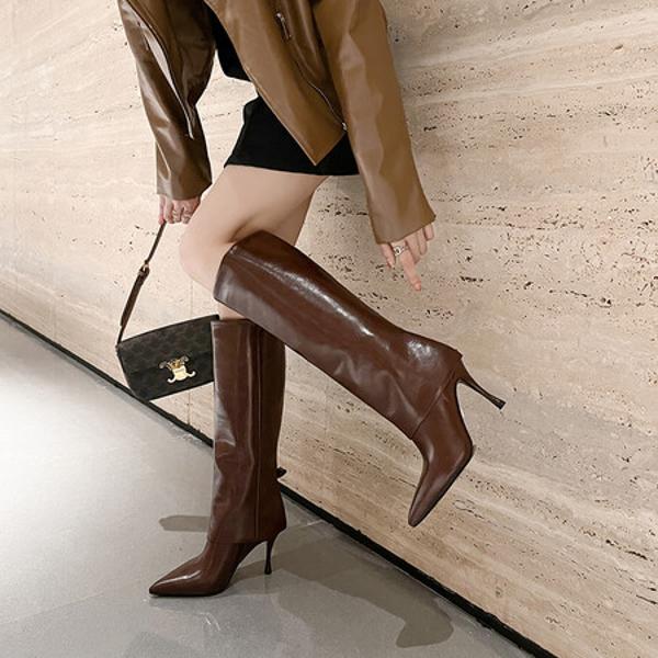 Handcrafted Luxury Leather Women's Shoes: Exquisite Craftsmanship for Elegant Style(EdmdA6120)