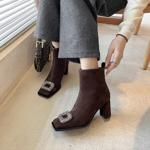 Exquisite Handcrafted Leather Shoes for Elegant Women(EdmdA6152)