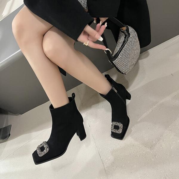 Exquisite Handcrafted Leather Shoes for Elegant Women(EdmdA6152)