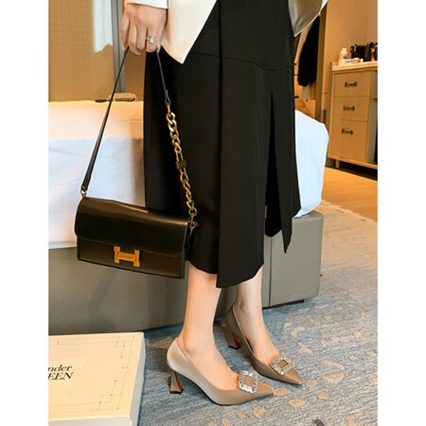 Handcrafted Luxury Leather Women's Shoes: Elegant Craftsmanship & Premium Quality(EdmdA6217)