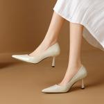 Exquisite Handmade Leather Women's Shoes: Luxury Craftsmanship for Elegance(EdmdA6263)